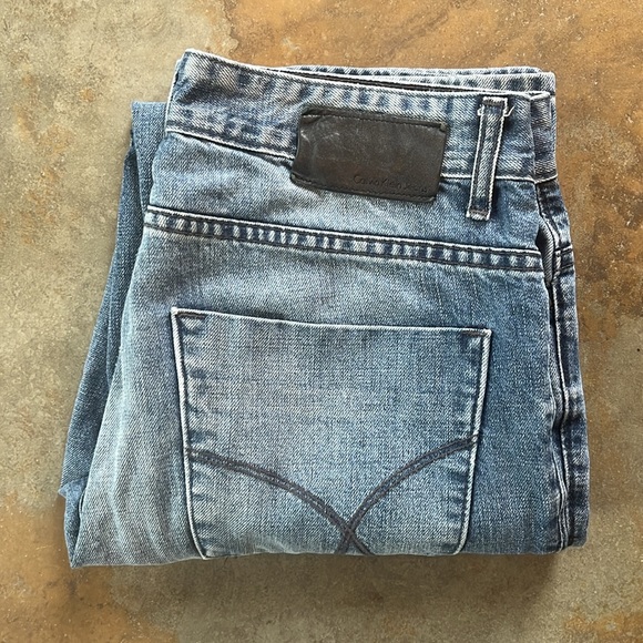 Y2K Calvin Klein jeans, men’s 32x32 straight, lightly worn, good condition - Picture 4 of 7